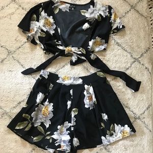 Matching shorts and top set